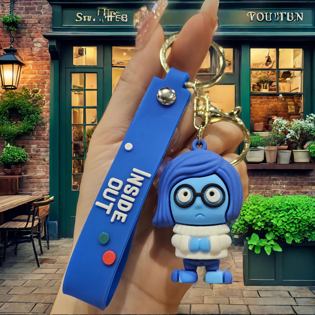Movie New Brain Secret Service Keychain Dr. Amy Bobir Worry Key Chain Men's and Women's Pendant