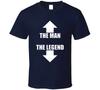 The Man The Legend Funny New Girl Popular TV Show T Shirt