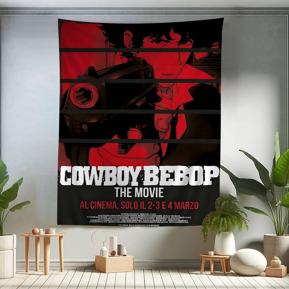 1PC Anime C-Cowboy B-bebopS Hanging Bohemian Tapestry Cheap Hippie Wall Hanging Bohemian Wall Tapestries Mandala Wall Hanging
