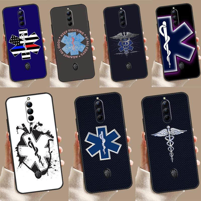 Emergency Medical Star of Life Case For ZTE Nubia Red Magic 8 8S 9 Pro Plus RedMagic 5G 5S 6R 6S 7S 6 7 Pro Back Cover