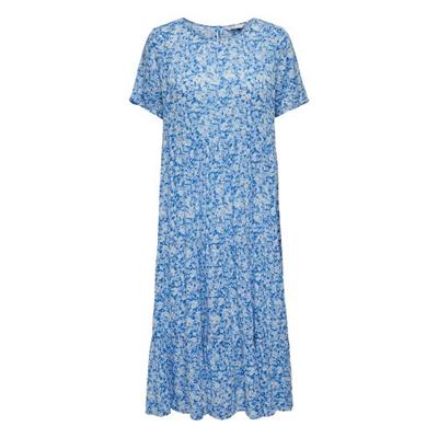 Only Womens/Ladies Floral Pattern Short-Sleeved Maxi Dress