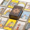 Black Classic Tarot Cards Deck 78pcs Fortune-Telling Game for Family Gatherings Board Games