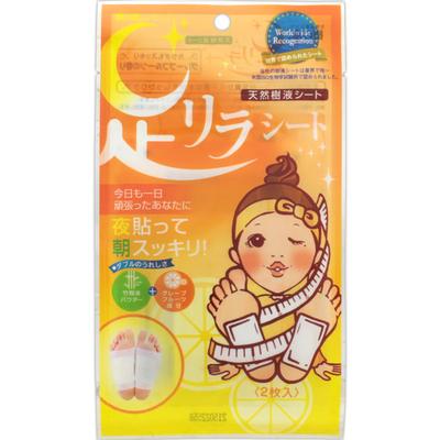 Nakamura Foot Rilla Sheet Grapefruit 2 Blätter Sonstige (Schlösser, Zungenreiniger usw. prüfen.) Fußpflege:Beauty Produkte <1. Befestigen Sie die bedruckte Seite des