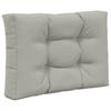 Outdoor Sofa Cushions 3 Pcs Gray Polyester