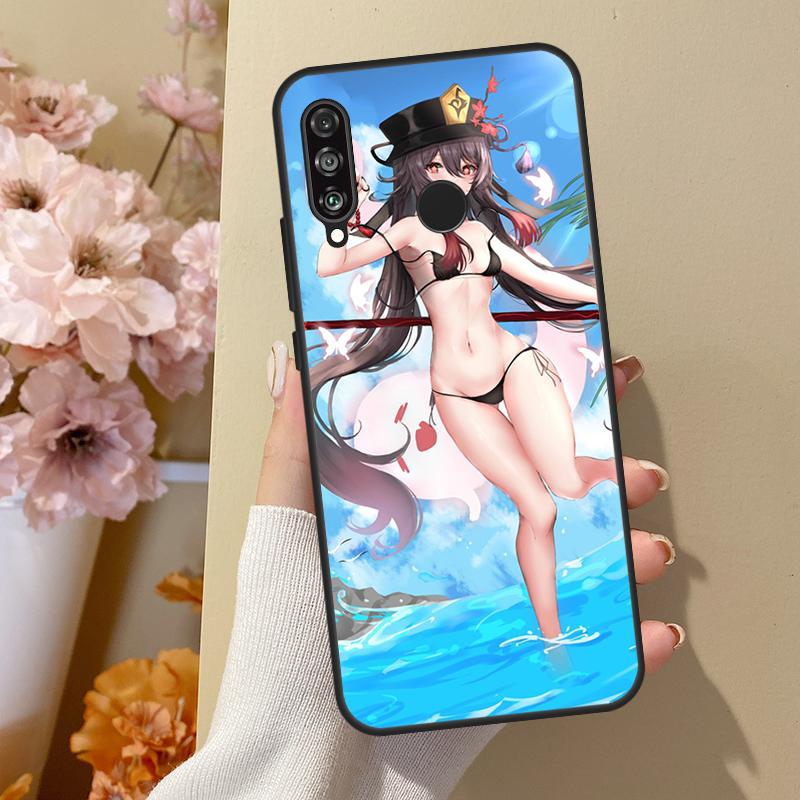 Genshin Impact Sexy Cute Girl For Huawei Nova 7i 8i 11i 12i 12s Y73 Y70 Y90 Y60 Y72 Y61 Y91 9 10 SE P30 Pro P40 Lite Case