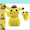Kawaii Pikachu Plush Toy Doll Soft Stuffed Pokemon Detective Pikachu Movie 28cm