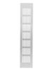 60mm Rectangular Aluminum Alloy Air Vent Grille Cover for Cabinets Wardrobes and Bathroom Doors Mesh for Proper Airflow
