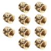 Heat or Injection Insertion of Brass Threaded Nuts 10Pcs for 3D Printing