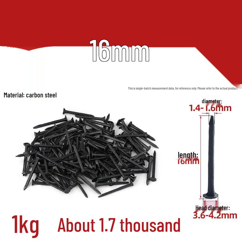 Spikeschuh Reparatur Nägel: Extrafeines Schwarzeisen für Lederschuhe