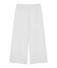 COVERNAT WOMAN Double-Pleat Elastic Waist Wide Pants White