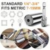 Universal socket wrench set 7-19mm multifunctional universal electric socket tool quick ratchet wrench with 3/8 connecting rod.