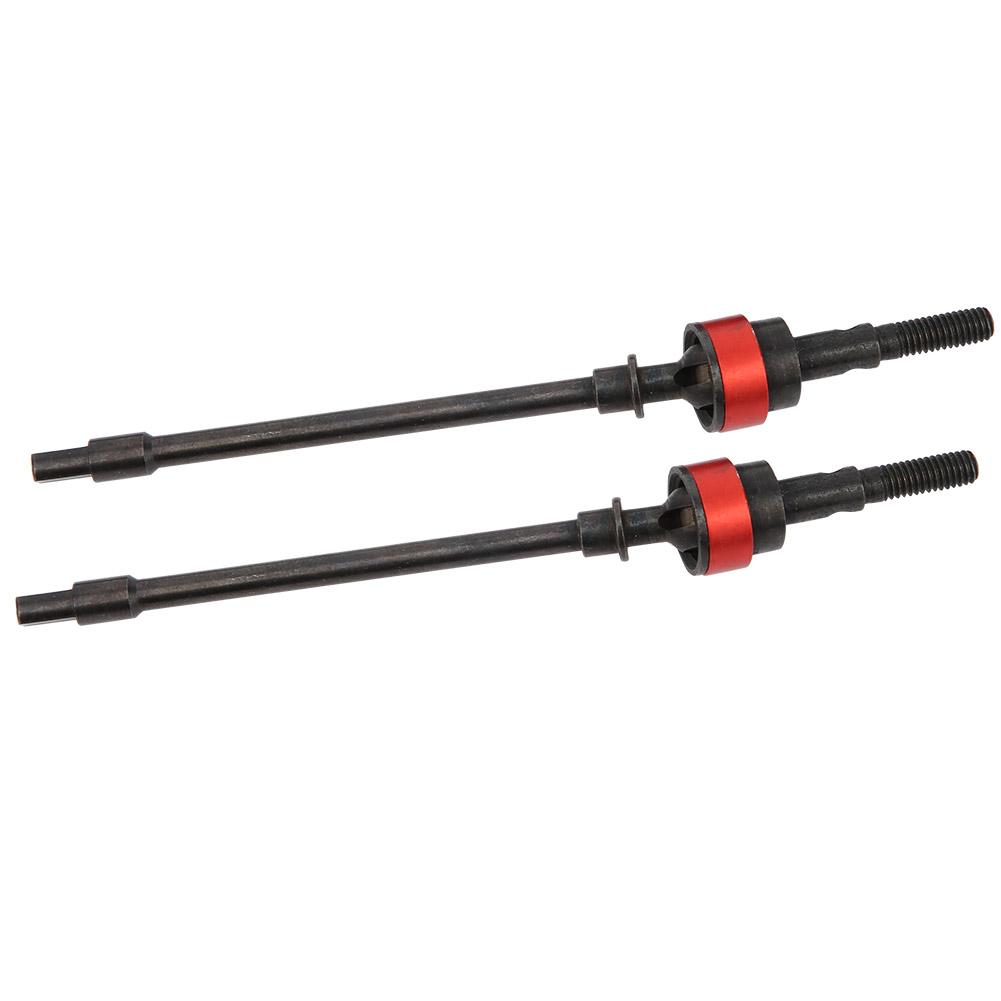 Steel CVD Front Drive Shaft Replacement Accessory Fit for Axial SCX10 1:10 Crawler CarRed
