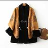 Autumn and Winter Clothing Imitation Mink Gold Mink Double-sided Coat Imitation Fur Coat Cotton-padded Women