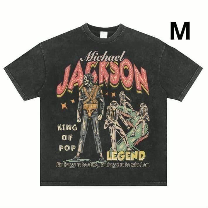 Michael Jackson king of pop vintage short-sleeve T- Unisex T-Shirt M
