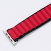 Nylon Strap for Apple Watch 1/2/3/4/5/6/7/8/9/10/11/SE Ultra 1/2/3 42/44/45/46/49mm, Black / Red