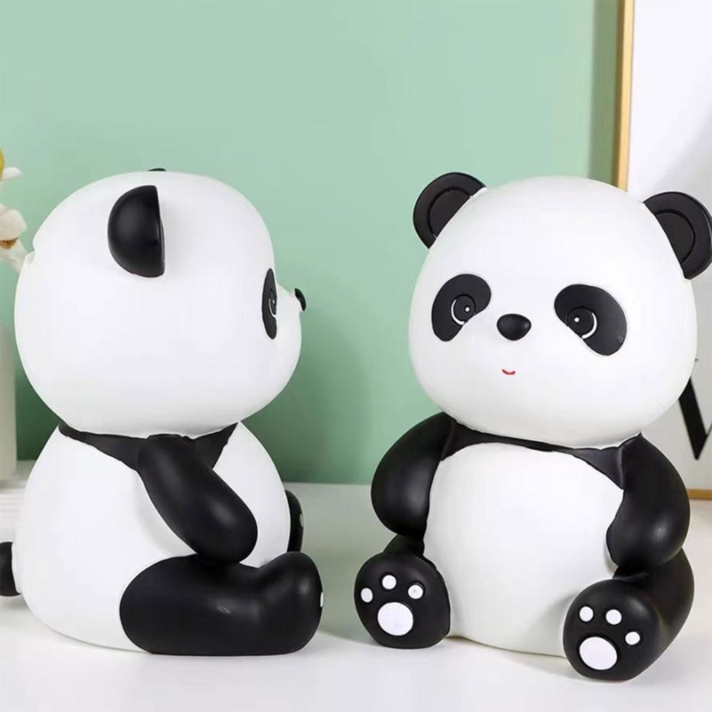 Panda Piggy Bank Panda Money Bank Shatterproof Piggy Bank First Coin Bank Saving Coin Box Saving Pot Birthday Gift