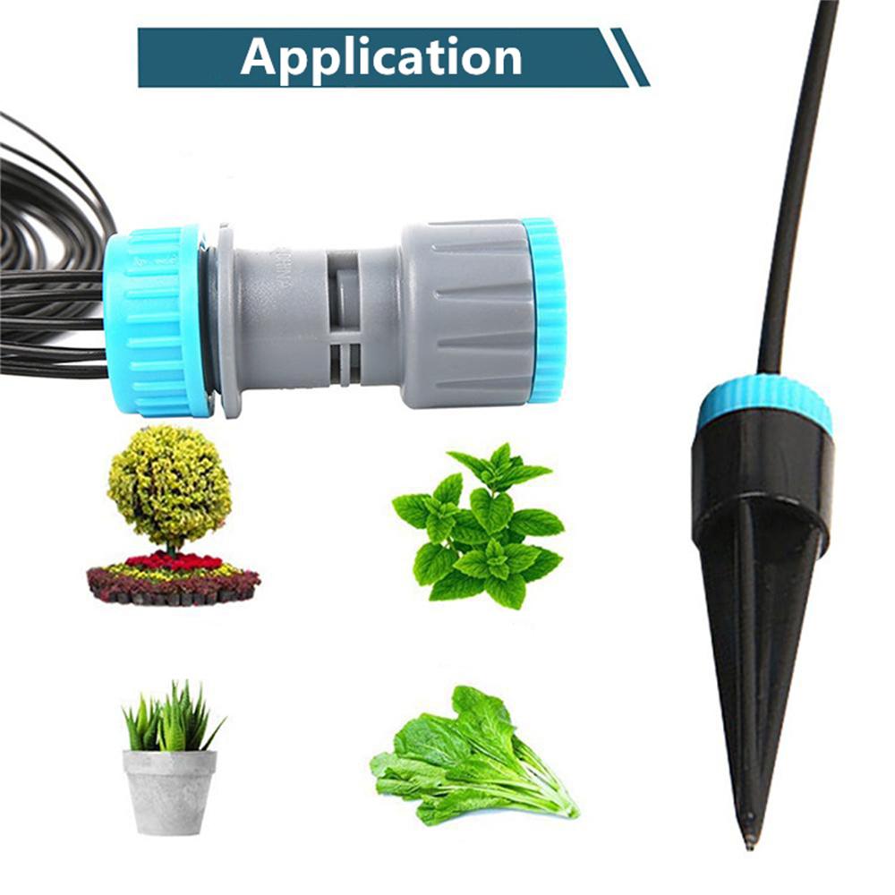 2Pcs Automatic Drip Irrigation Kit Home Garden Flower Plant Self Watering System