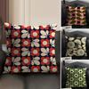 Orla Kiely Flower Fashion Cushion Cover Natural Linen Organic Fabric DoubleSided Printing Sofa Home Decor Gift Pillow Case