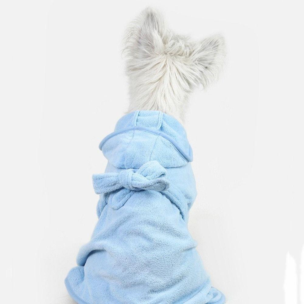 Super Absorbent Dog Bath Robe Quick Drying Pet Wash Towels Cute Pet Bathrobes for Cats and Dogs