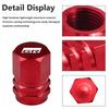 4pcs Aluminum Car Styling Wheel Tire Tyre Valve Air Stem Cap Cover Accessories For Toyota CHR Land Cruiser RAV4 Camry Fortuner
