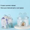 Hollowed-out Hamster Cooling House PET Hamster Cooling Habitat  High Temperatures