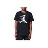 Jordan MVPT T-Shirt Motion Jumpman Bequemes Logo-Muster Weich Kurzarm Kinder Tops Schwarz 95D262-023