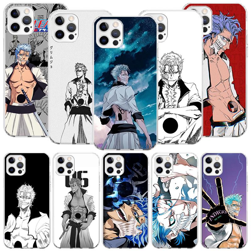 Bleach Grimmjow Phone Case For Apple iPhone 17 Air 16 15 Plus 14 + 13 Mini 12 11 Pro Max 7 8 SE 16Max Soft Shell Cover Coque 17