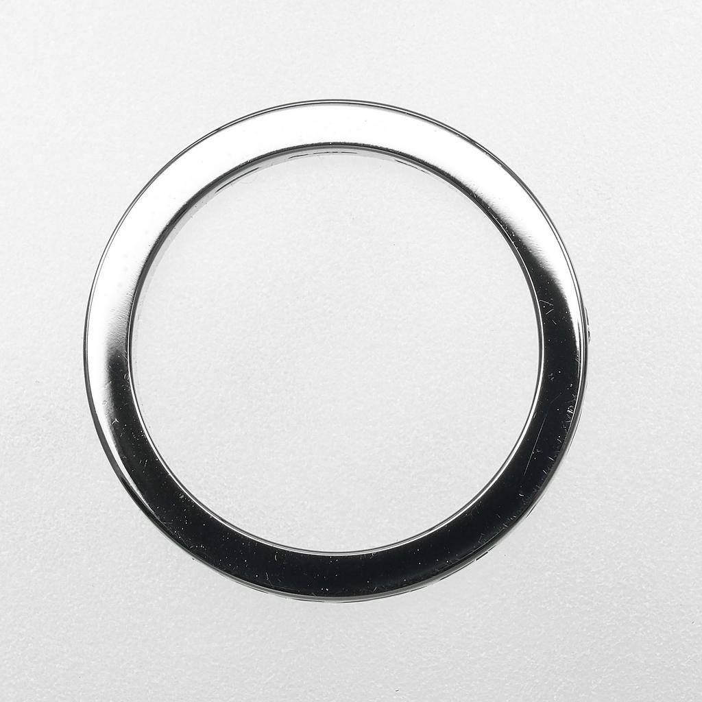 BVLGARI B.ZERO1 Essential Ring Be zero one K18 white gold/diamond #4.7(US Size) 6.3g Women Used