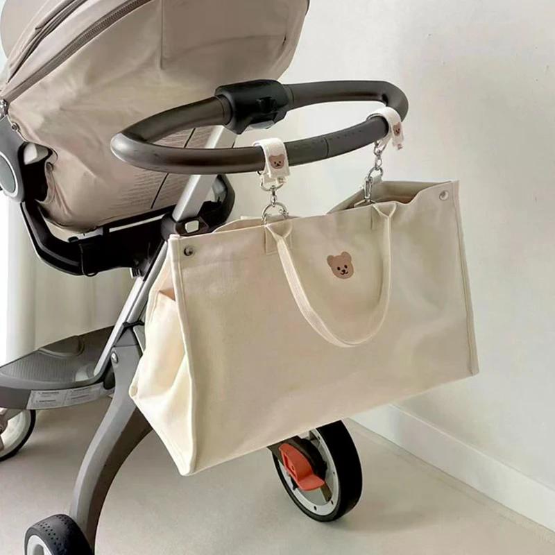 Nueva Bolsa Multifuncional de Gran Capacidad para Viaje para Madres y Bebés, Bolso de Lona Portátil para Madres y Bebés