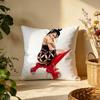 Trendy Rrosaliaing Cushion Cover Versatile DoubleSided Pillow Case Fit for Sofa Bed Car  Daily Decor
