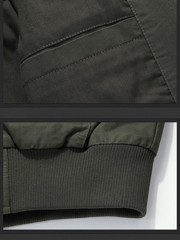 Autumn and Winter New Men's Workwear Cotton Jacket Large Size High-quality Counter Style Solid Color Cape Jacket