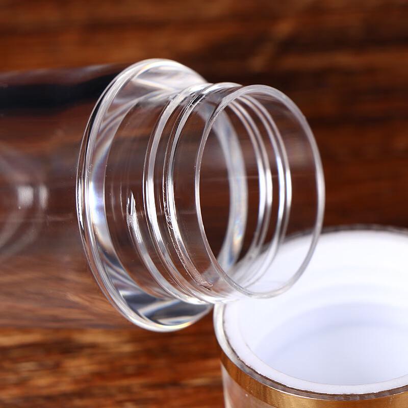 Transparent Acrylic Food Packaging Bottles