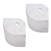  ALUMINUM PONTOON BOAT DECK CORNER   HEAVY DUTY FOR ENHANCING APPEARANCE AND   SUITABLE FOR ROUNDED CORNERS HEIGHT 2-1Celsius2IN TO 2-5Cel