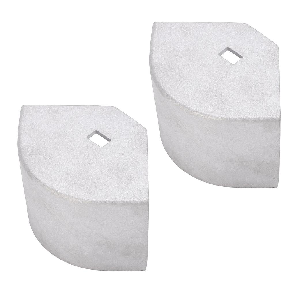 ALUMINUM PONTOON BOAT DECK CORNER HEAVY DUTY FOR ENHANCING APPEARANCE AND SUITABLE FOR ROUNDED CORNERS HEIGHT 2-1Celsius2IN TO 2-5Cel