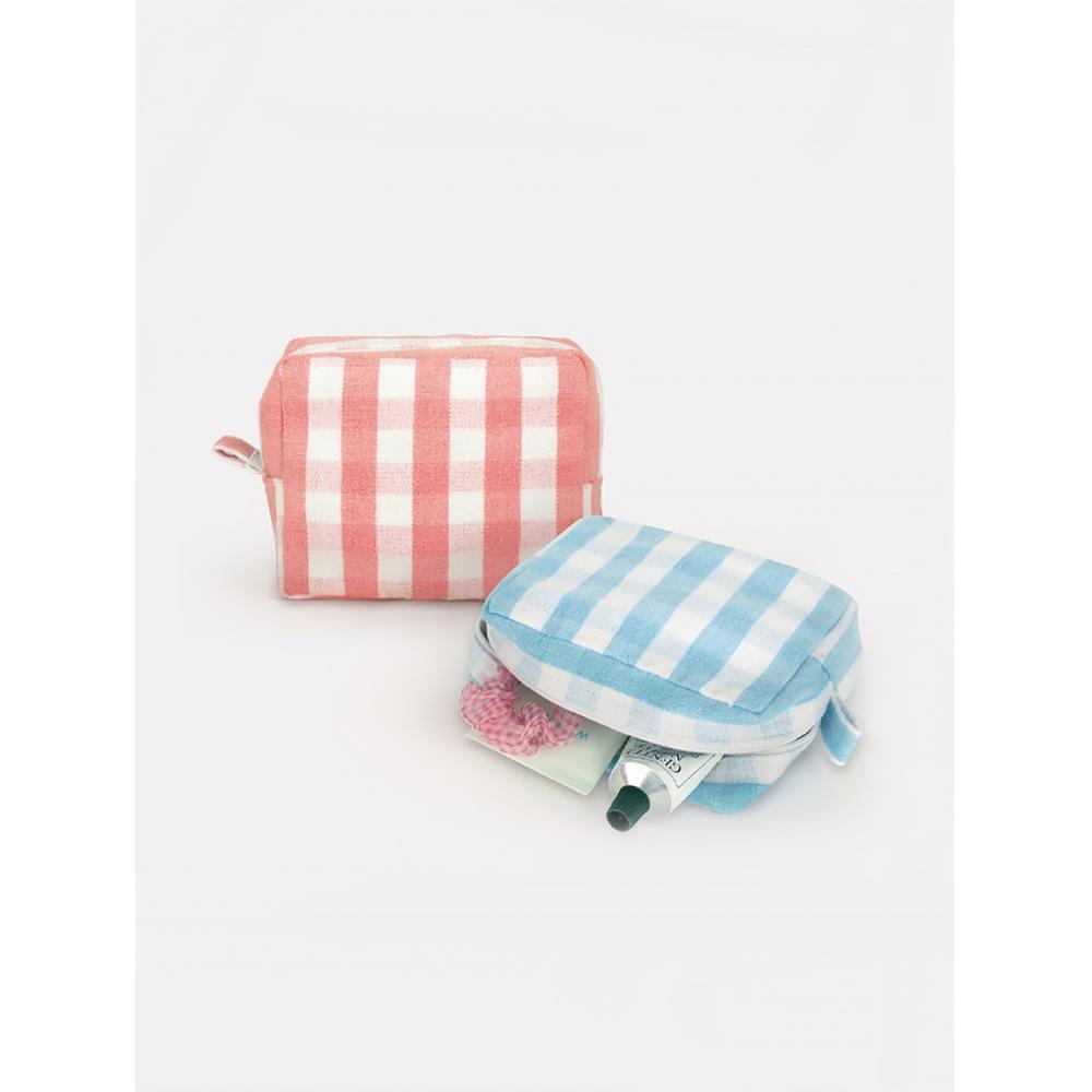 

Хлопковый мешочек Daiso Check Yellow pattern (check)