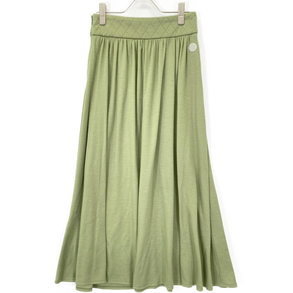 BORDERS At BALCONY BD2121P-2N-34 Green Gathered Skirt Skirt 36 greenUsed
