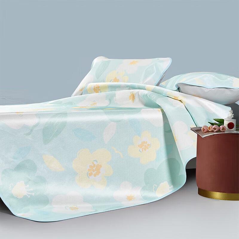 Mercury Home Textiles Drukowana Chłodząca Mata z Jedwabiu Lodowego