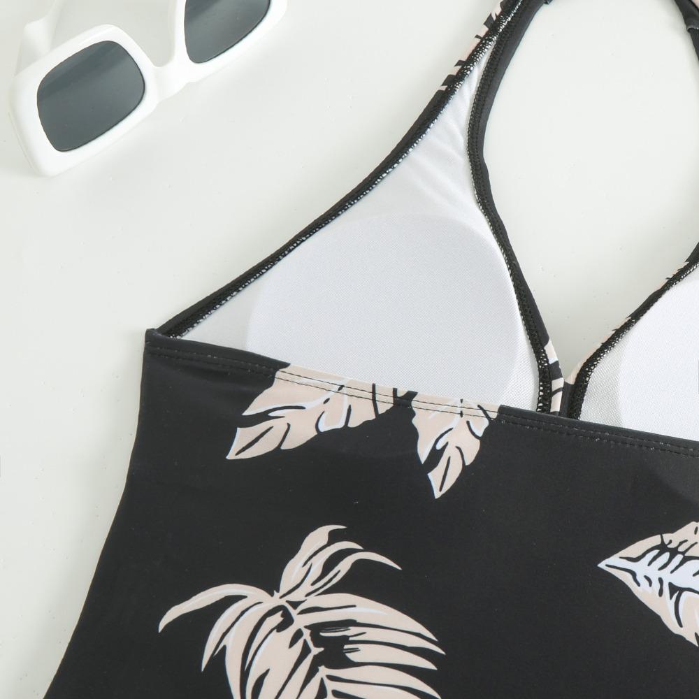 Swimsuit European and American Sexy Neck Split Swimming Bikin Neck Bikini Swimsuit