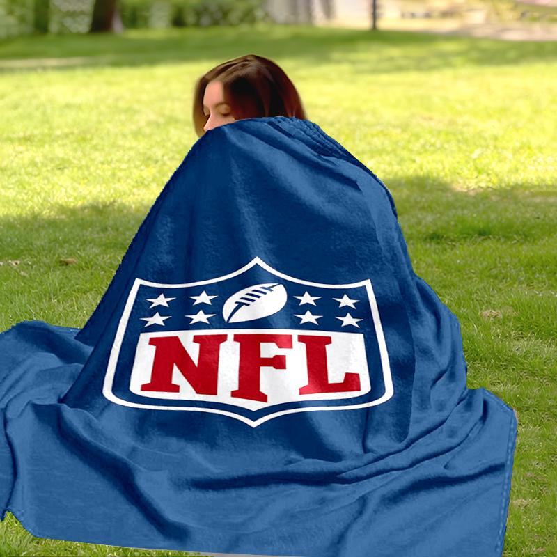 NFL Game Day Flannel Fleece Blanket Cozy Warm Throw Blanket For Couch Bed Travel All Season Use