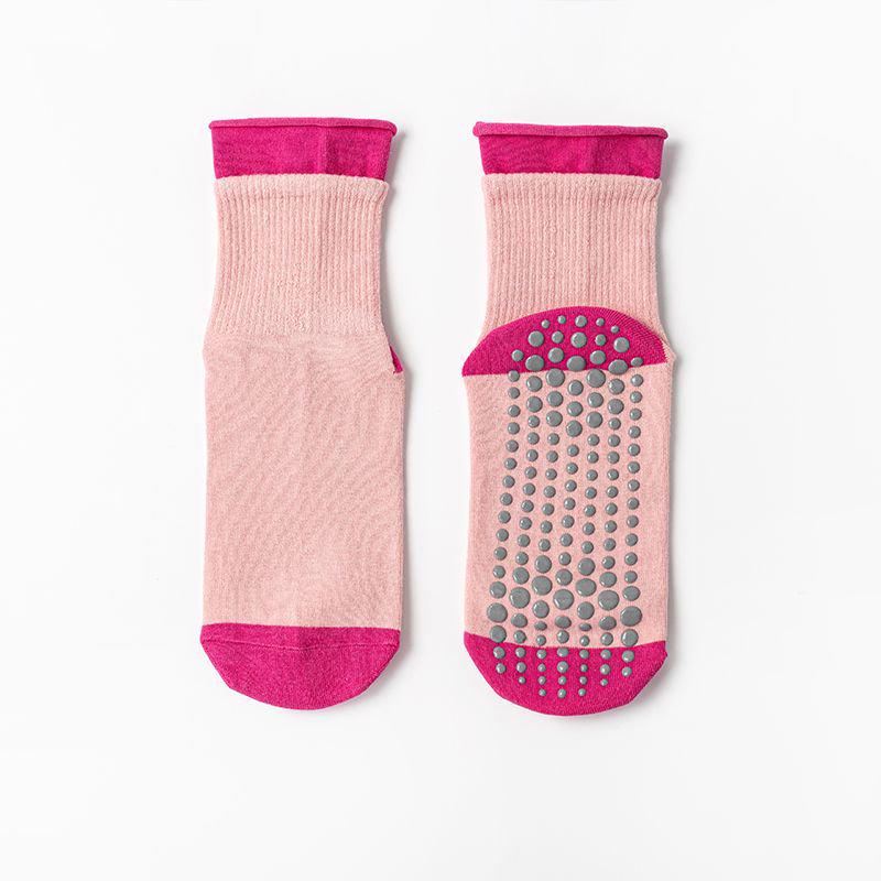 

Women s Yoga Socks, Candy Color, Anti-slip, Ruffle Trim, Versatile Sports Socks One Size