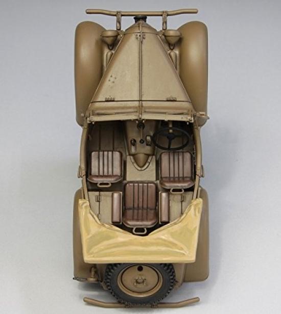 FineMolds Scale Military Series Imperial Japanese Army Type 95 Small Passenger Car Kurogane 9x4 Plastic Model Kit FM50 1/35