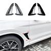 Car Front Side Fender Air Outlet Cover Trim For BMW X3 G01 X4 G02 2018+ Car Styling Vent Fender
