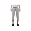 Adidas Side Stripe Drawstring Slim Fit Seven-Point Sports Pants Women Pants Medium-Grey DT2514