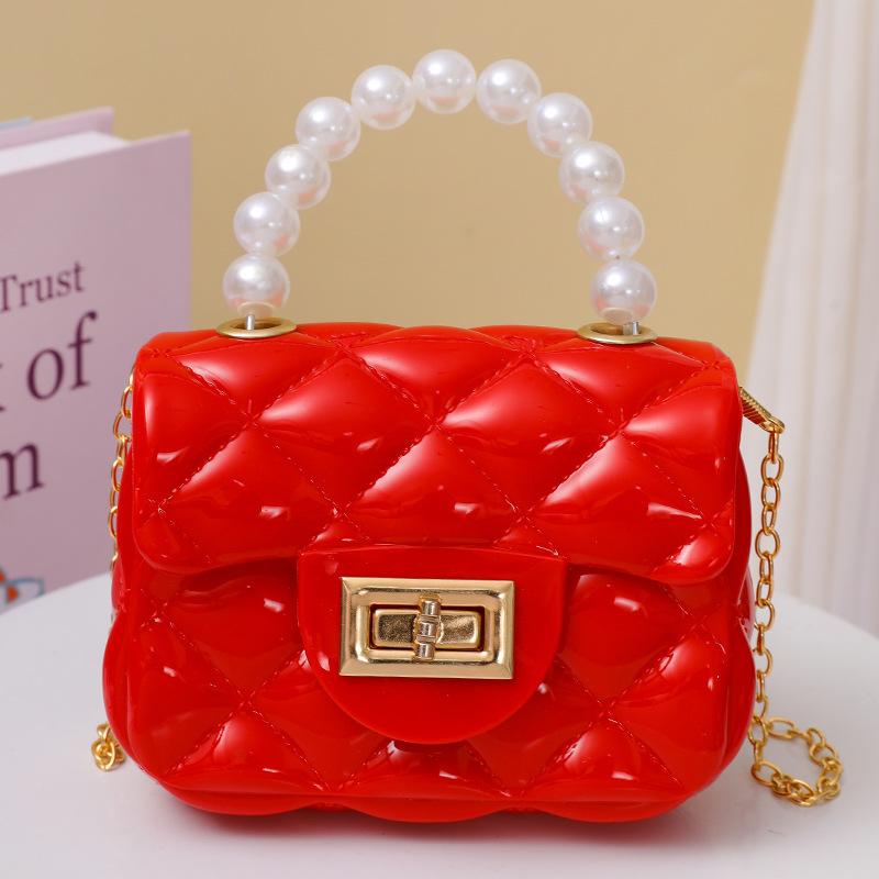 Fashion Kids PU Leather Crossbody Bags Girls Heart Shoulder Bags Children Mini Coin Purses Jelly Bag Kids Handbag Gifts
