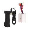 12V 250W Aluminum Alloy Brushed Speed Controller Long Line Throttle Twist Grip Set for Electric