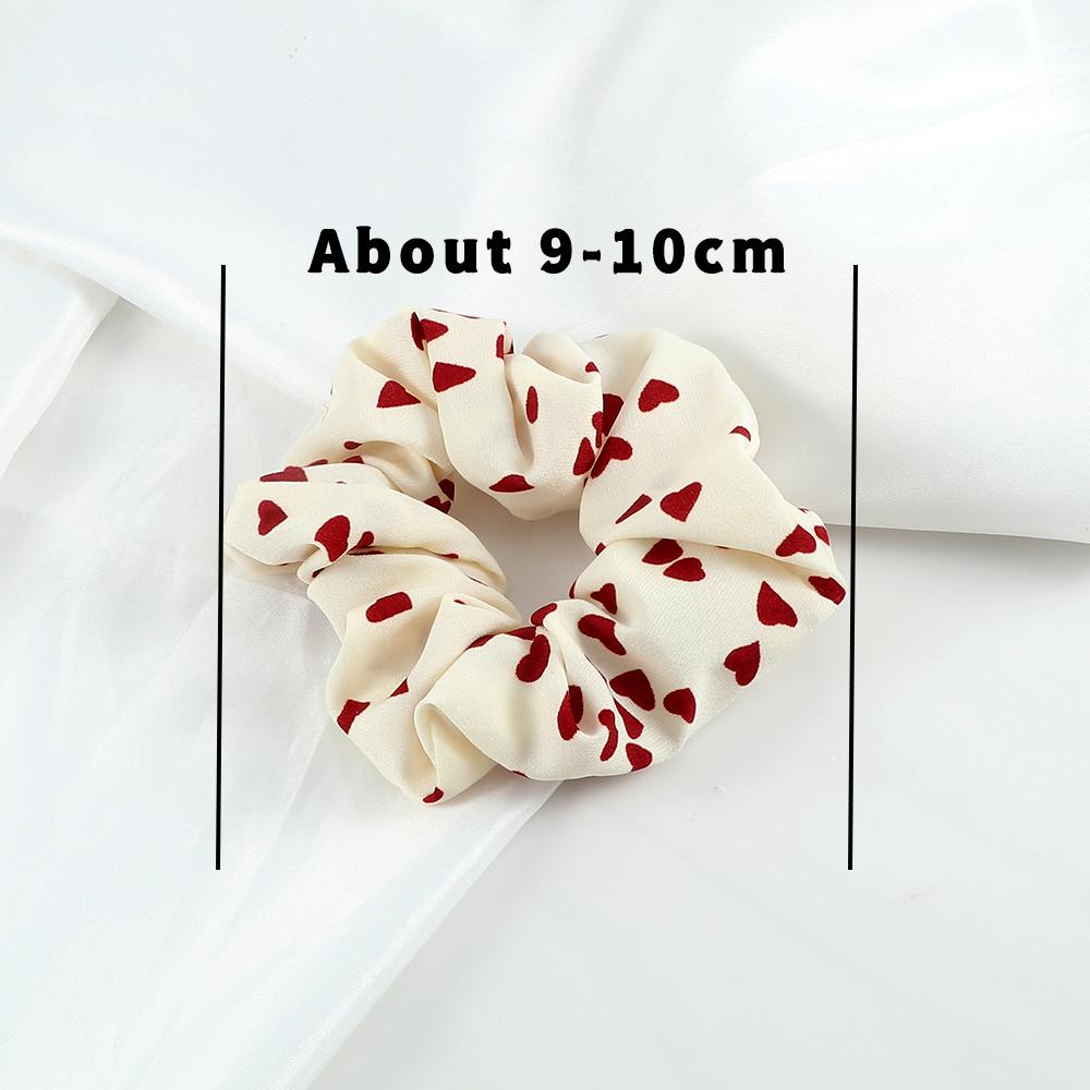 3PCS/Set Fashion Women Girls Hair Bands Elastic Large Heart Decoration Headband Hair Accessories Ponytail Holder Gifts