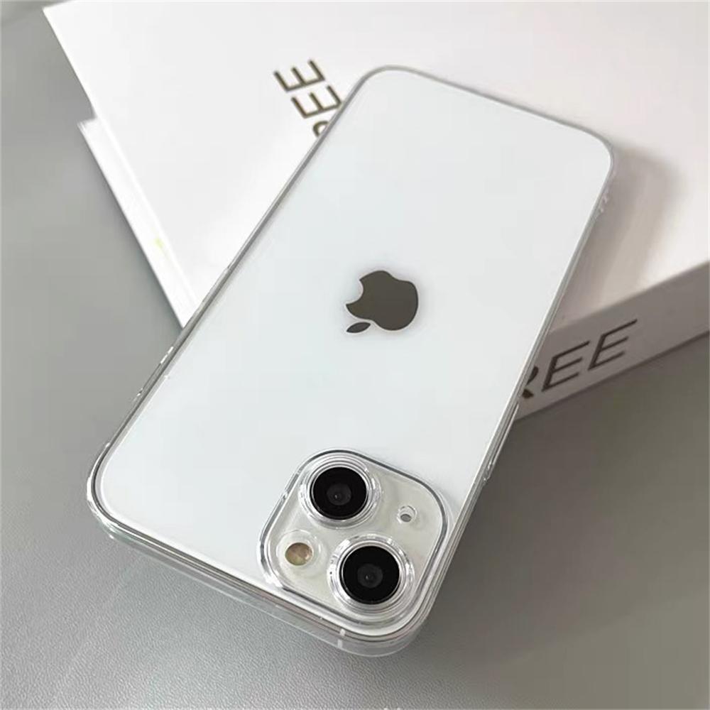 

Прозрачный ультратонкий пластиковый защитный чехол для iPhone 15 14 13 12 11 Pro Max Plus Crystal HD-Clear Hard PC ударопрочный тонкий чехол For iPhone 14 Pro чистый
