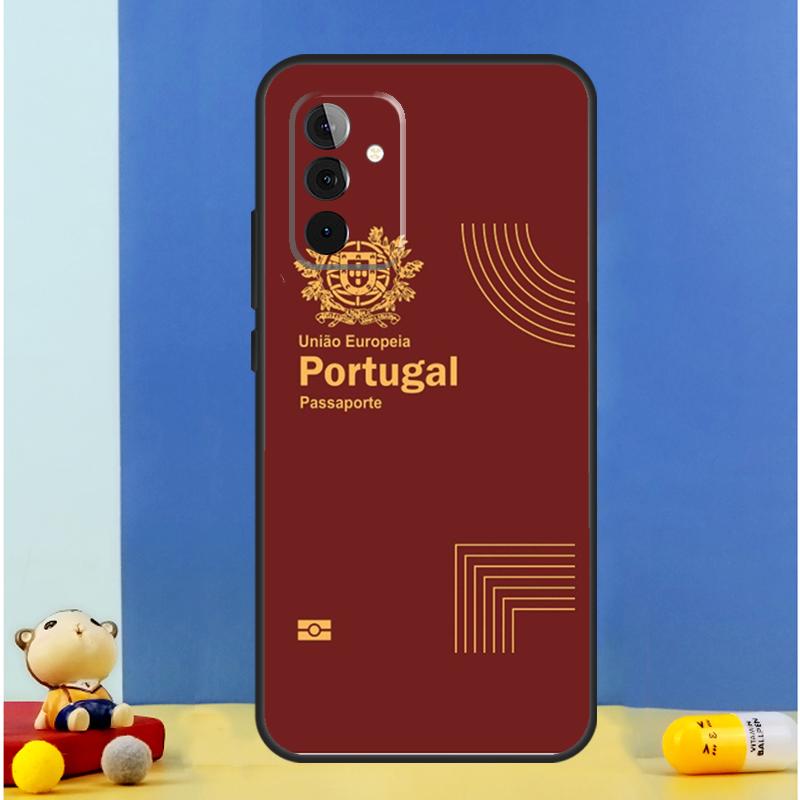 Portugal Passport Flag Case For Samsung Galaxy A14 A24 A34 A54 A53 A33 A13 A52 A32 A22 A12 A71 A51 A15 A25 Coque