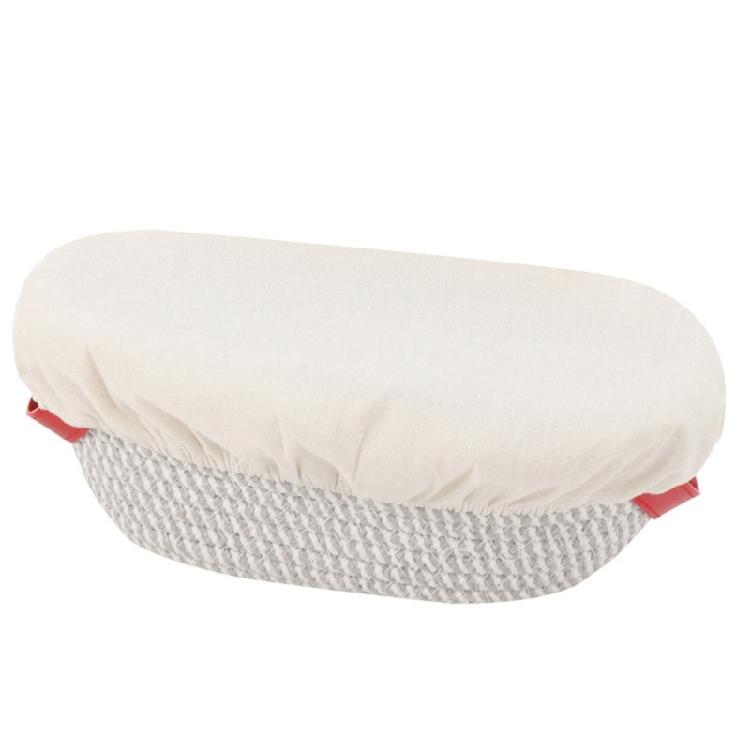 Cotton Linen Bread Bowl Covers Pack of 4 Washable Cotton Fabric Lid for Proofing Dough and Kitchen Organization