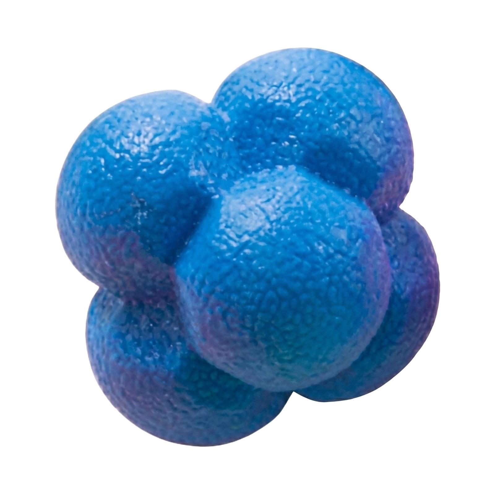 Hexagon Reaction Ball High Elasticity Agility Training Ball Speed Reaction Exercise Ball for Reflex and Coordination Training One Size синий